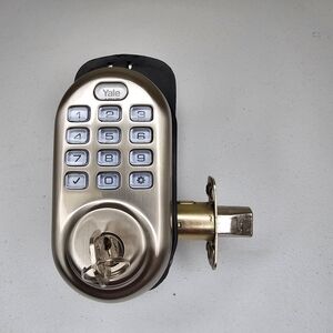 Satin Nickel Keypad Deadbolt
